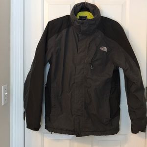 Charcoal gray men’s North Face Winter coat